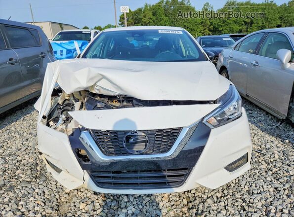 3N1CN8DV6ML896996 2021 NISSAN VERSA White უკანა ხედი