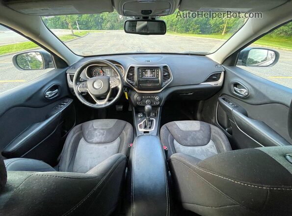 1C4PJMAS2GW220671 2016 JEEP CHEROKEE Черный Вид задних сидений