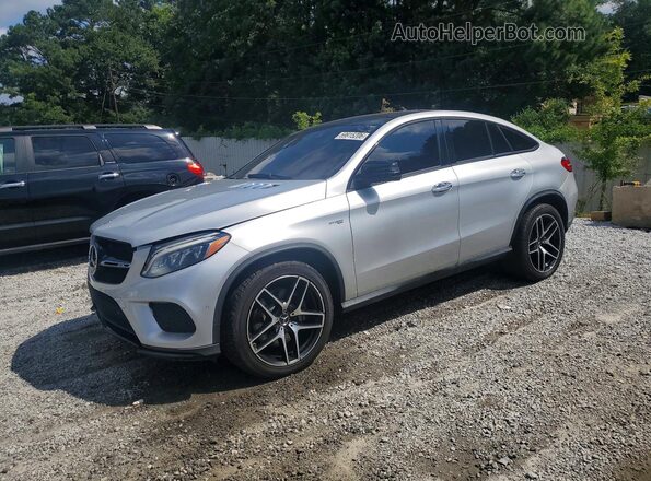 4JGED6EB3JA095586 2018 MERCEDES-BENZ GLE Silver Trasero izquierdo