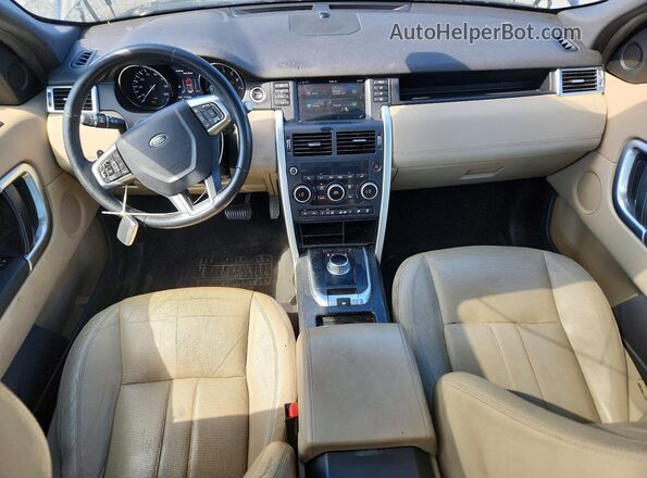 SALCR2BG0GH574515 2016 LAND ROVER DISCOVERY Black Widok zestawu wskaźników