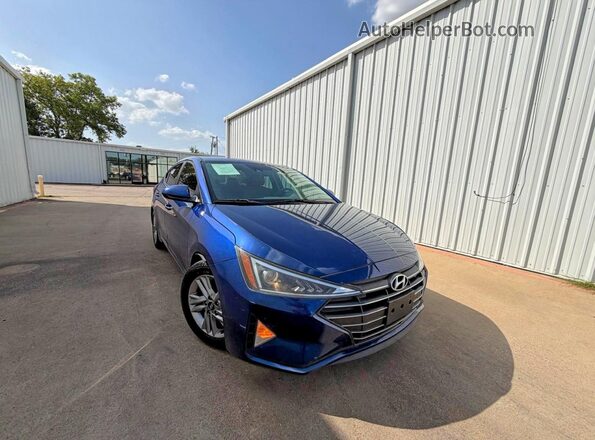 5NPD84LF0LH535158 2020 HYUNDAI ELANTRA Blue Задня ліва чверть