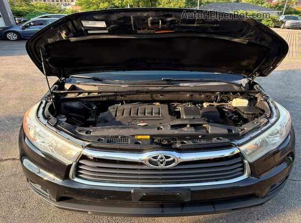 5TDJKRFH1GS245106 2016 TOYOTA HIGHLANDER Black Vista interior trasera