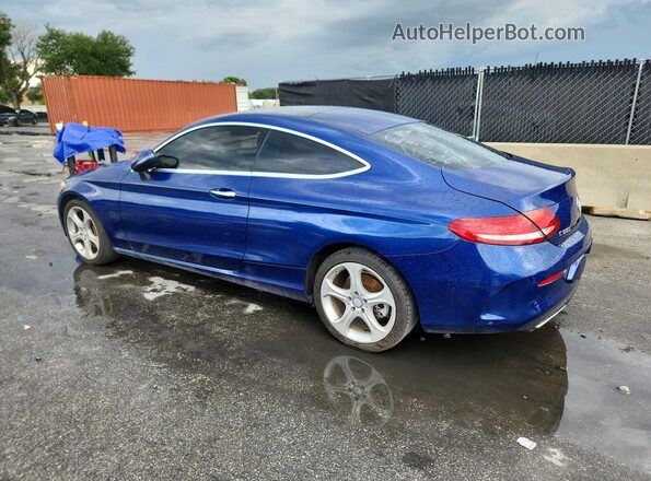WDDWJ4JB9HF326201 2017 MERCEDES-BENZ C Blue Հետևի աջ