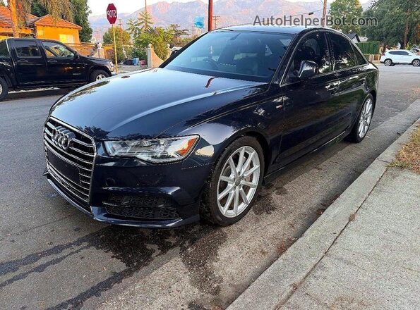WAUD8AFC9JN015745 2018 AUDI A6 Blue Trasero derecho