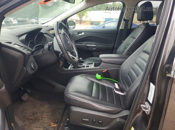 1FMCU9JD2HUA86564 2017 FORD ESCAPE Gray Dashboard view