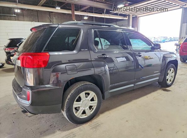 2GKFLTE34G6350288 2016 GMC TERRAIN Черный Передняя правая четверть