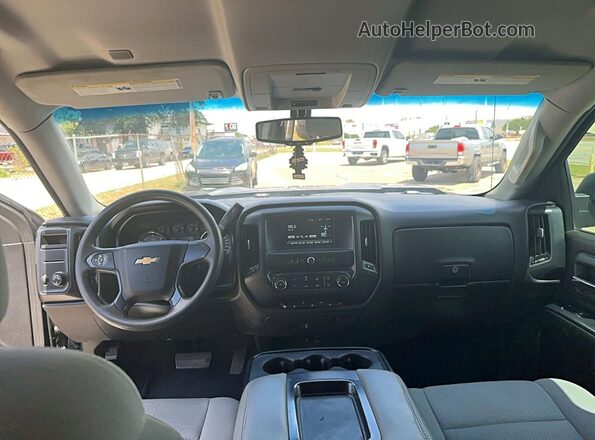 3GCPCPEC0JG496674 2018 CHEVROLET SILVERADO Black Вид задніх сидінь
