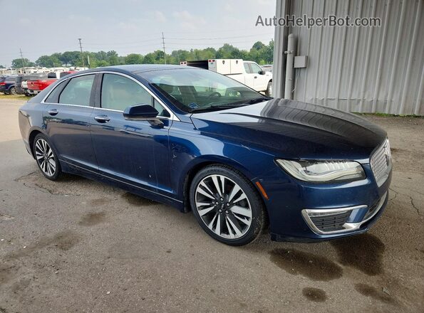 3LN6L5F96HR639463 2017 LINCOLN MKZ Blue Widok z przodu