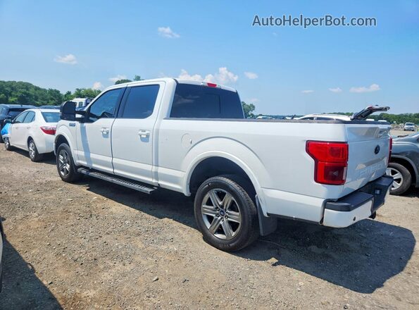 1FTFW1E52JFB13966 2018 FORD F150 White Trasero derecho