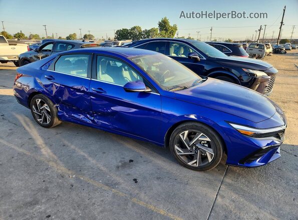 KMHLS4DG3SU032597 2025 HYUNDAI ELANTRA Blue Front view