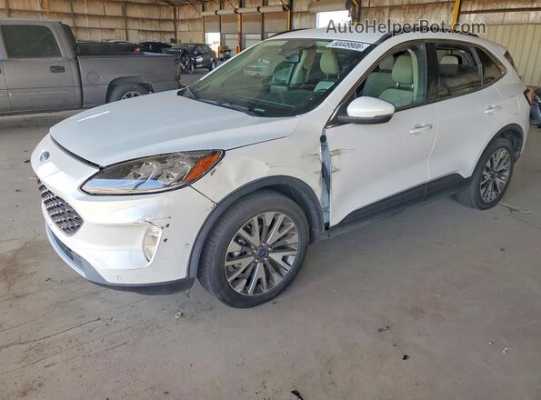 1FMCU9J95LUB15642 2020 FORD ESCAPE White Trasero izquierdo