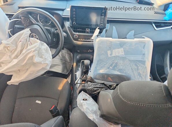 5YFEPMAE1MP159477 2021 TOYOTA COROLLA Silver წინა პანელის ხედი