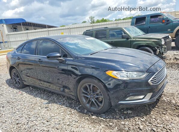 3FA6P0HD8JR279735 2018 FORD FUSION Black წინა ხედი