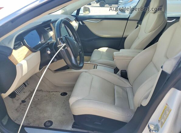 5YJSA1E40KF330376 2019 TESLA MODEL White Առջևի վահանակի տեսք