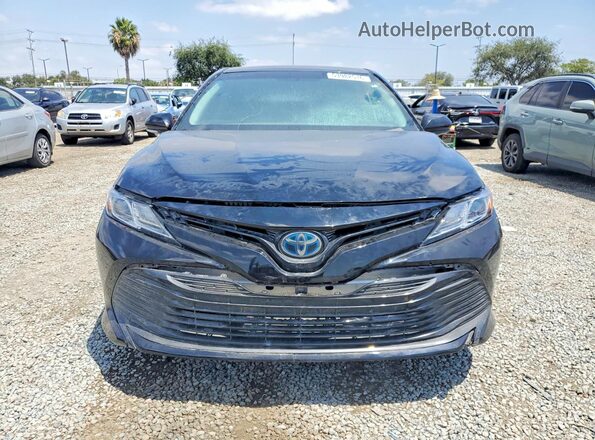 4T1B21HK7KU516393 2019 TOYOTA CAMRY Black Rear view