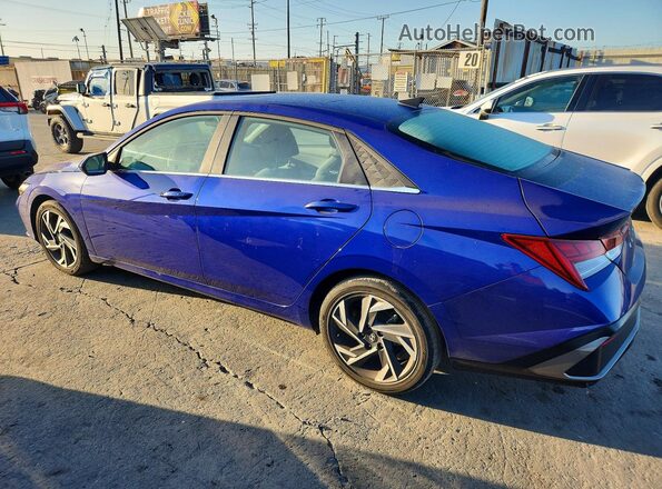 KMHLS4DG3SU032597 2025 HYUNDAI ELANTRA Blue Rear right
