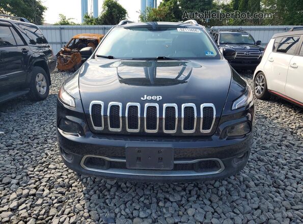 1C4PJMDB9GW172307 2016 JEEP CHEROKEE Black Вид ззаду
