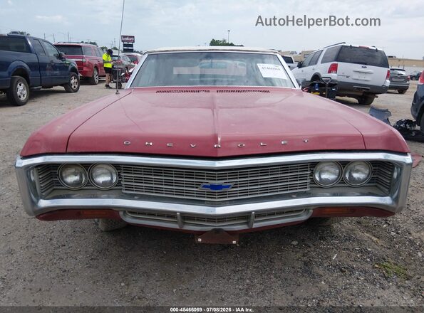 164679S136640     1970 CHEVROLET IMPALA Красный Вид щитка приборов