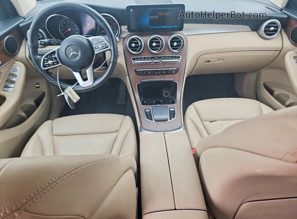 W1N0G8DBXMV278637 2021 MERCEDES-BENZ GLC-CLASS White Widok zestawu wskaźników