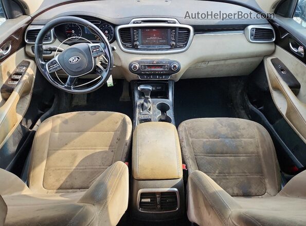 5XYPGDA37KG505346 2019 KIA SORENTO Blue Widok zestawu wskaźników