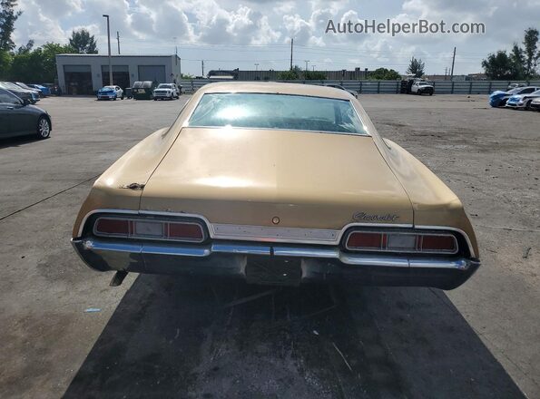 164877S225167 1967 CHEVROLET IMPALA Gold Вид ззаду