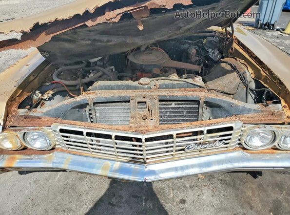 164877S225167 1967 CHEVROLET IMPALA Gold Вид задньої частини салону