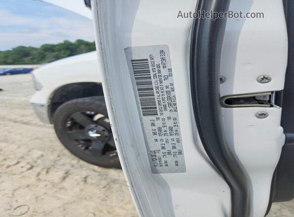 1C6RR7LG3GS410358 2016 RAM 1500 White VIN sticker view