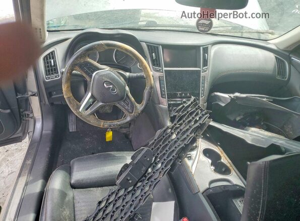 JN1EV7AR0JM441184 2018 INFINITI Q50 Gray Սարքավորումների վահանակի տեսք