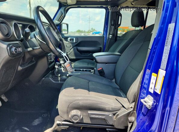 1C4HJXDN7LW129434 2020 JEEP WRANGLER Синий Вид панели приборов