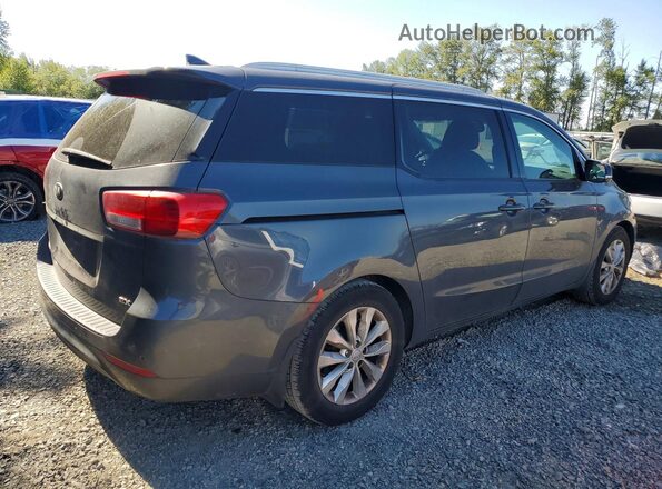 KNDMC5C11G6187251 2016 KIA SEDONA Серый Передняя правая четверть