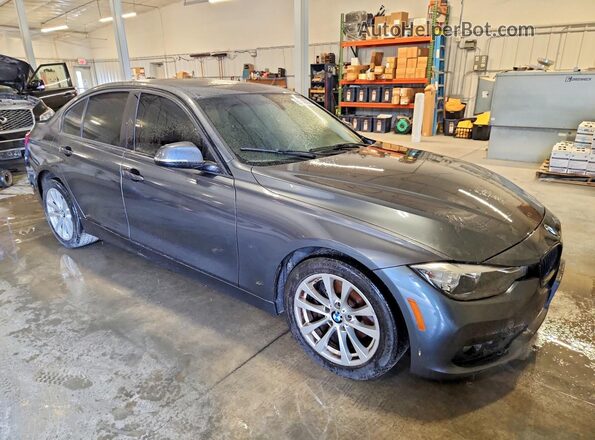 WBA8E5G56HNU22613 2017 BMW 3 SERIES Gray Front view