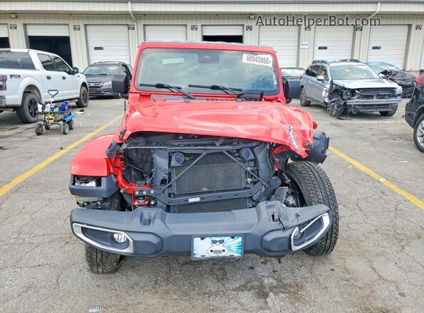 1C4HJXEN6LW218927 2020 JEEP WRANGLER Red Rear view