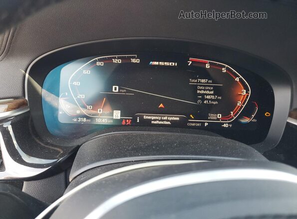 WBAJS7C08LBN96841 2020 BMW M5 Black Հետևի նստատեղերի տեսք