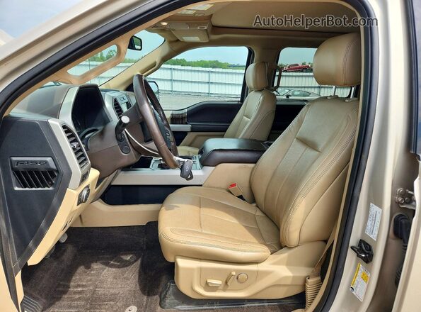 1FTEW1EG7JKC06633 2018 FORD F150 Gold Dashboard view