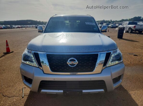 JN8AY2ND0J9056316 2018 NISSAN ARMADA Silver Vista trasera