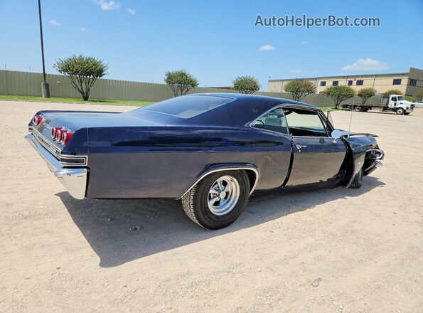 166375F330655 1965 CHEVROLET IMPALA Black უკანა მარჯვენა
