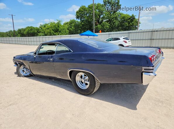 166375F330655 1965 CHEVROLET IMPALA Black უკანა მარცხენა