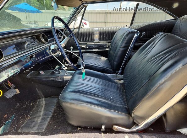 166375F330655 1965 CHEVROLET IMPALA Black წინა სალონის ხედი