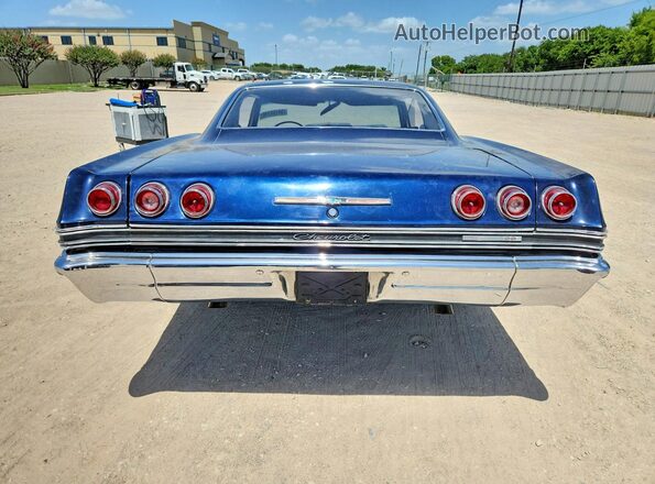 166375F330655 1965 CHEVROLET IMPALA Black უკანა ხედი