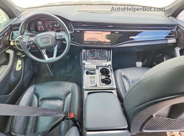 WA1LXAF78LD000614 2020 AUDI Q7 Black Instrument cluster view
