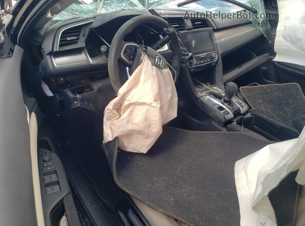 19XFC1F32GE209749 2016 HONDA CIVIC Black Вид щитка приладів