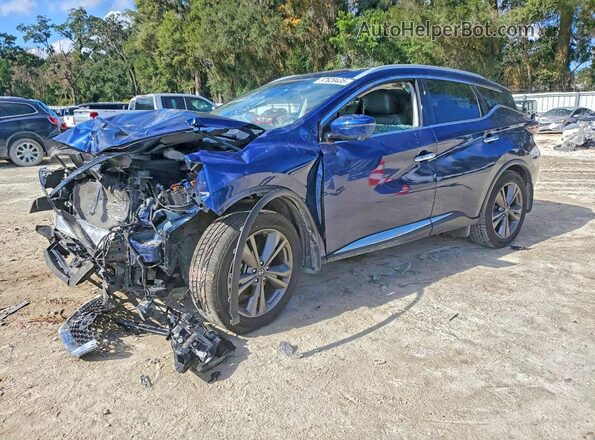 5N1AZ2DS0LN153823 2020 NISSAN MURANO Blue Հետևի ձախ