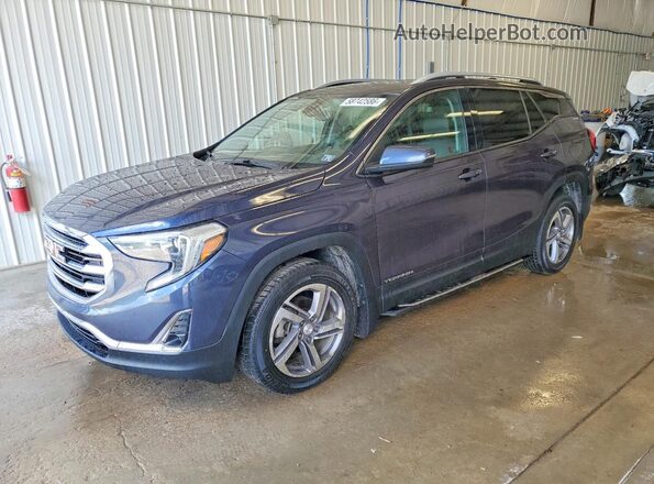 3GKALWEU4JL307660 2018 GMC TERRAIN Blue Задня ліва чверть