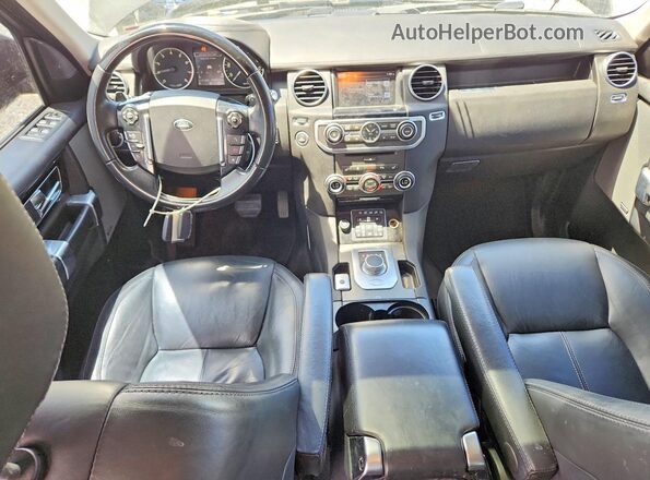 SALAK2V63GA811201 2016 LAND ROVER LR4 Black ხელსაწყოთა პანელის ხედი