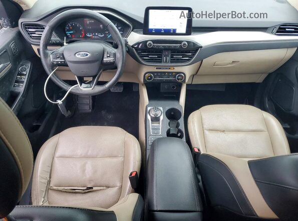1FMCU0H60LUB10274 2020 FORD ESCAPE Silver Սարքավորումների վահանակի տեսք