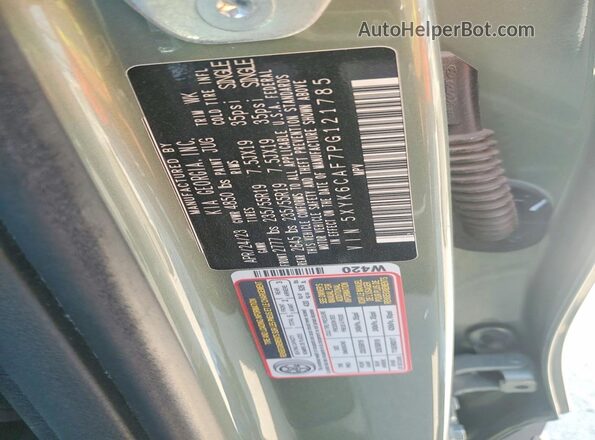 5XYK6CAF7PG121785 2023 KIA SPORTAGE Silver Панорамний вид салону 360°
