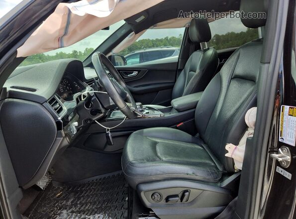 WA1VAAF79HD024082 2017 AUDI Q7 Black წინა პანელის ხედი