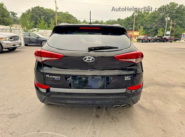KM8J3CA29GU145985 2016 HYUNDAI TUCSON Black Սալոնի դիմացի տեսք
