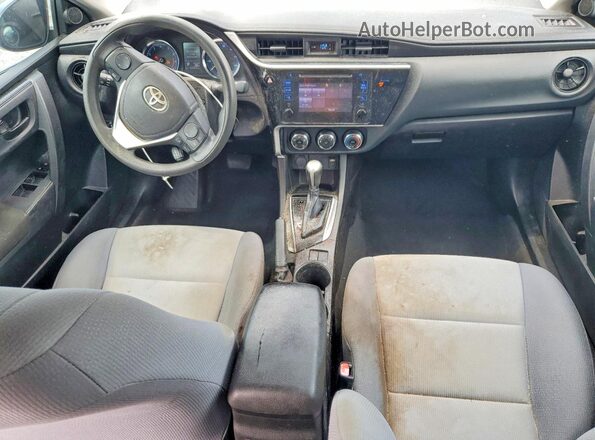 5YFBURHE3JP806021 2018 TOYOTA COROLLA Gray ხელსაწყოთა პანელის ხედი