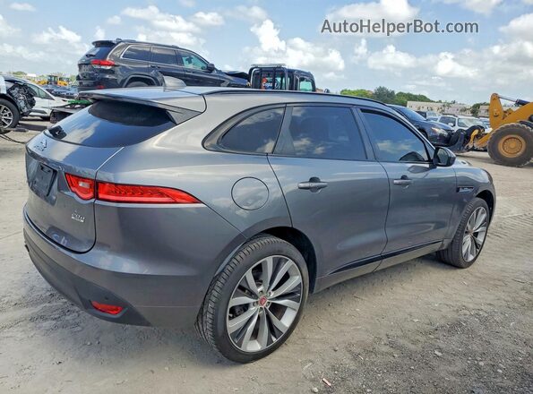 SADCL2BN5HA496416 2017 JAGUAR F-PACE Gray Przód prawy